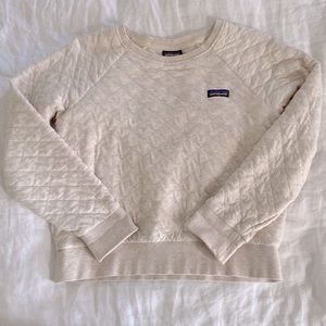 Patagonia organic cotton quilted pullover size small